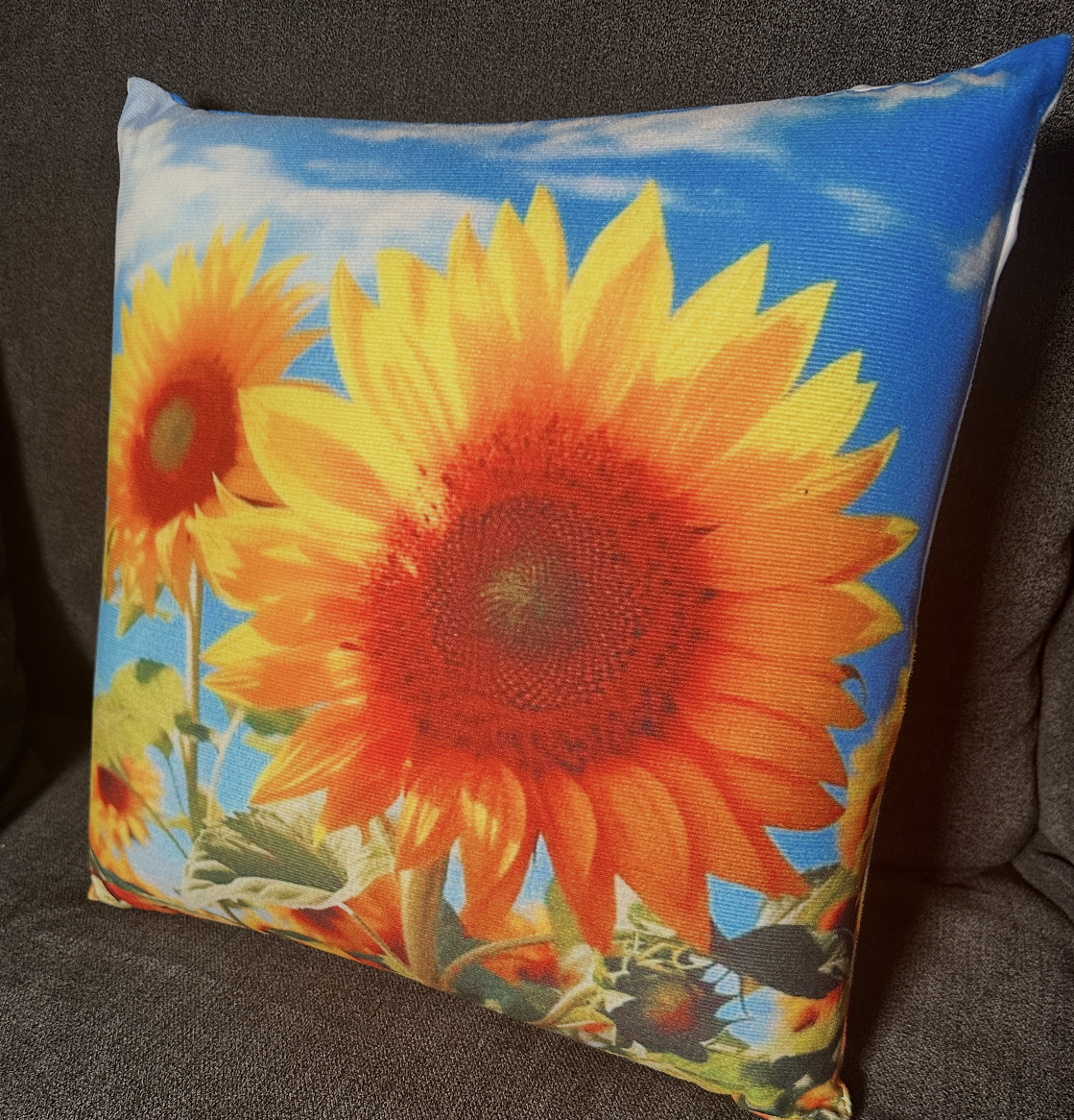 Portable Pain Relief Vibration Massage Pillow - Sunflower