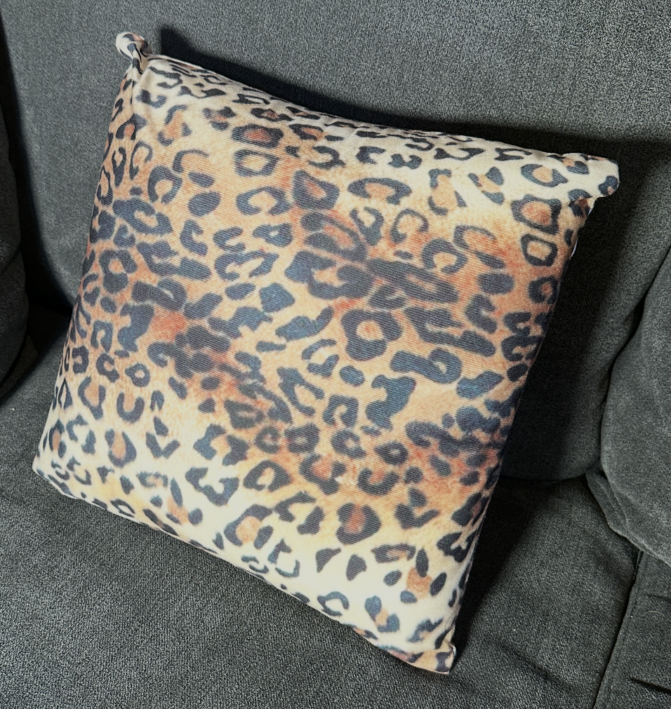 Portable Pain Relief Vibration Massage Pillow - Cheetah