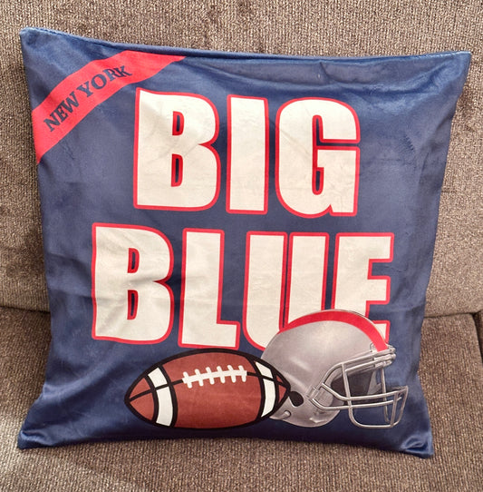 Portable Pain Relief Vibration Massage Pillow - Giants Big Blue