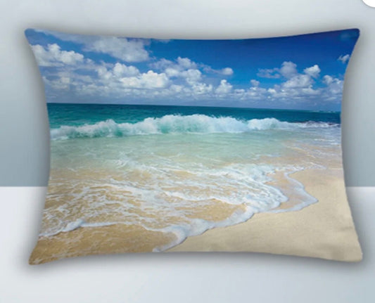 Portable Pain Relief Vibration Massage Pillow - Blue Sky