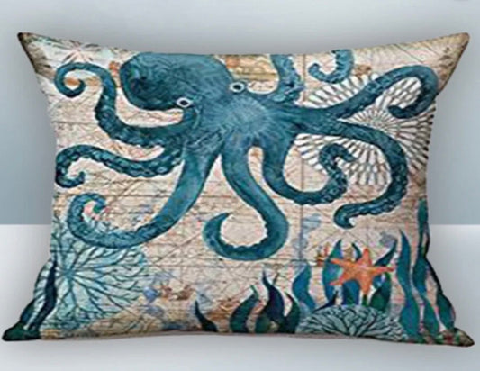 Portable Pain Relief Vibration Massage Pillow - Octopus