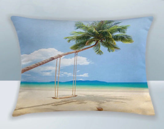 Portable Pain Relief Vibration Massage Pillow - Palm Tree