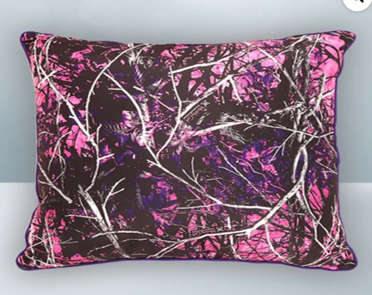 Portable Pain Relief Vibration Massage Pillow - Pink Camo