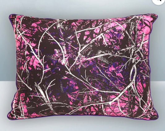 Portable Pain Relief Vibration Massage Pillow - Pink Camo