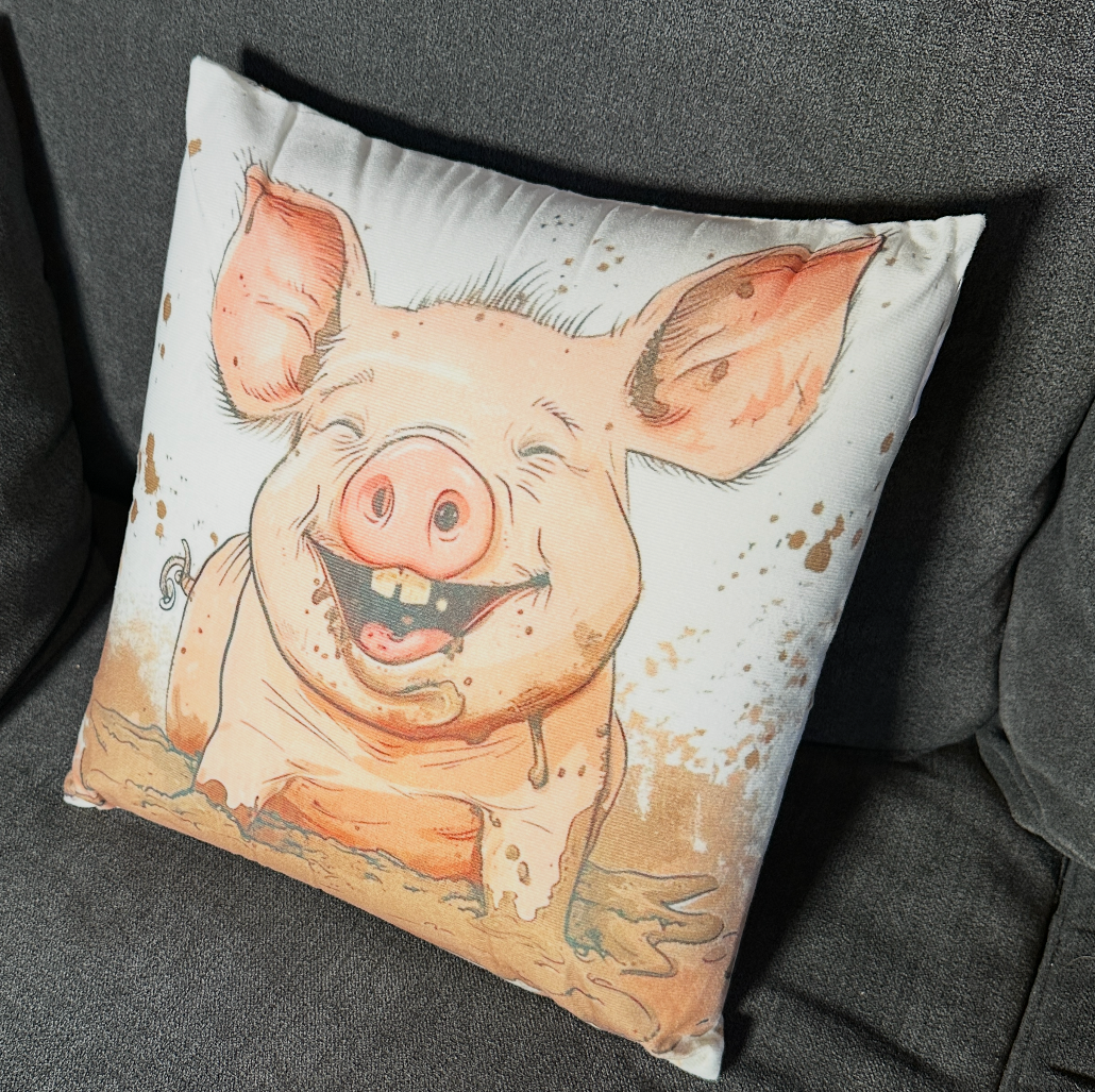 Portable Pain Relief Vibration Massage Pillow - Pig