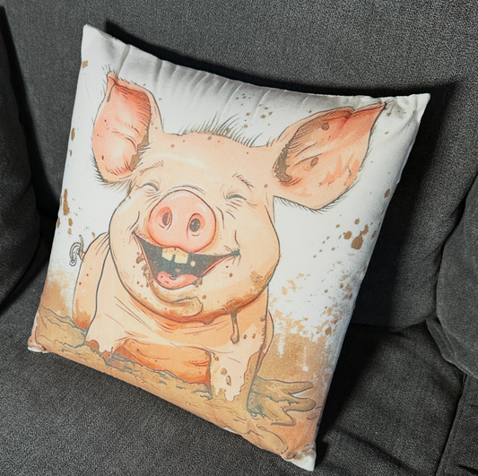 Portable Pain Relief Vibration Massage Pillow - Pig