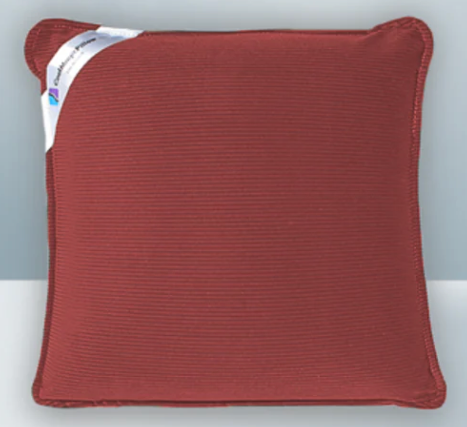 Portable Pain Relief Vibration Massage Pillow - Red